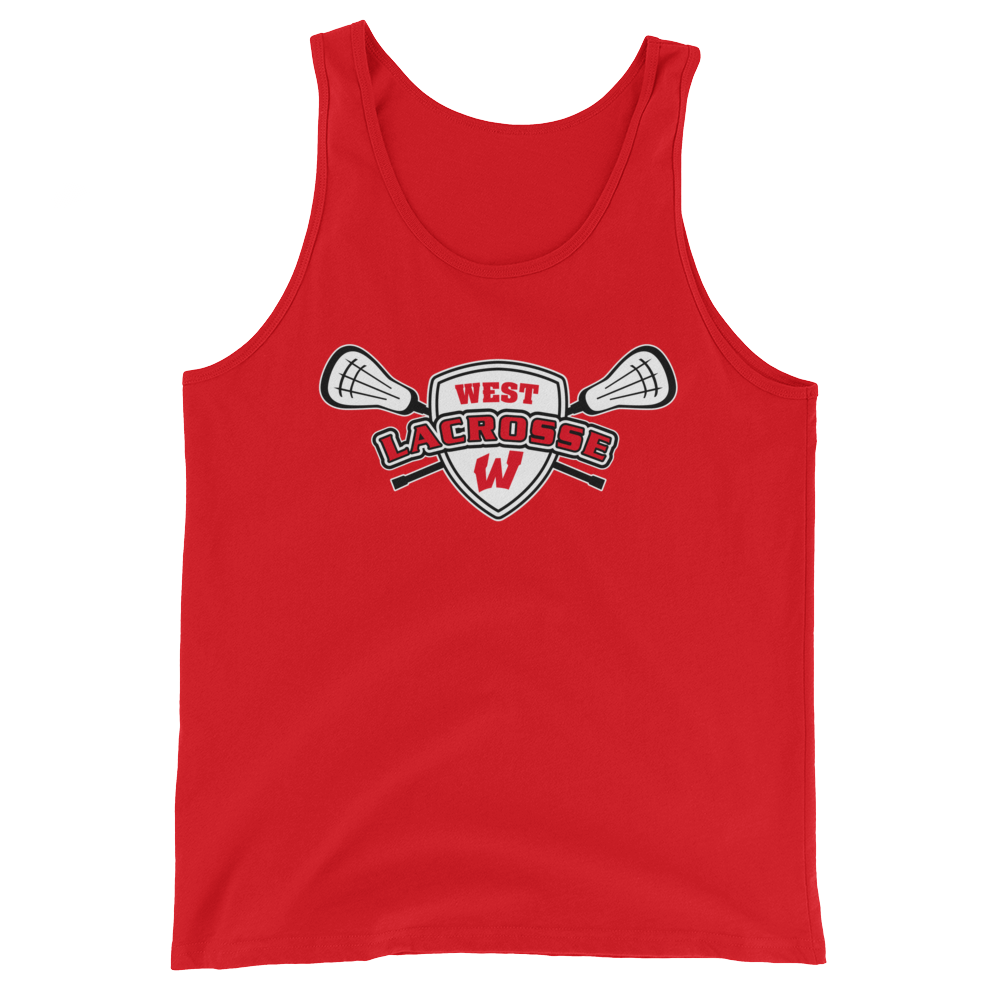 Lakota West Lacrosse Red Tank Top Premium Sportswear