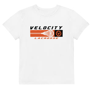 Velocity Youth crew neck t-shirt (white)