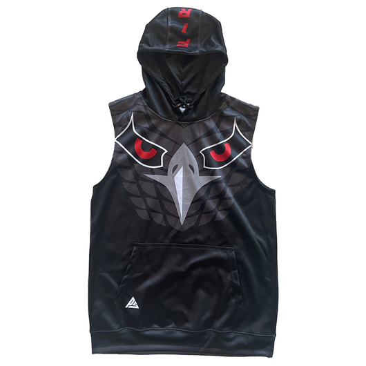 Lakota West Football '23 Sleeveless Fleece with Hood