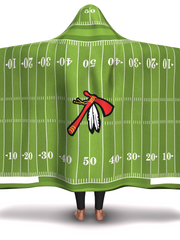 Load image into Gallery viewer, Tomahawks Hooded Blanket
