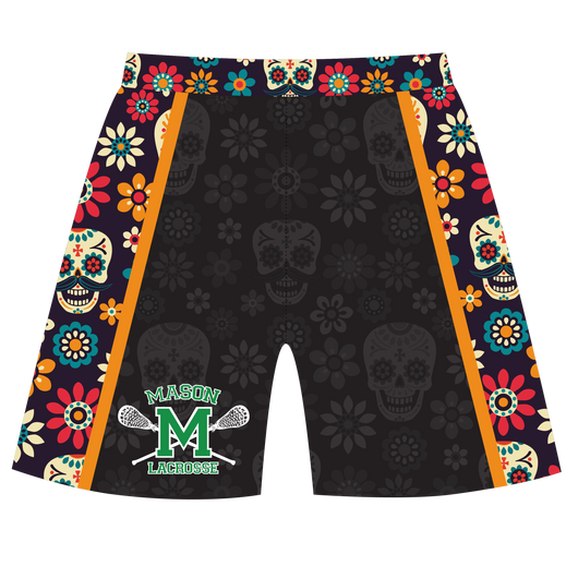 Mason Lacrosse Fall Theme Shorts with Pocket