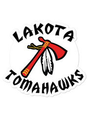 Load image into Gallery viewer, Lakota Tomahawks Sticker
