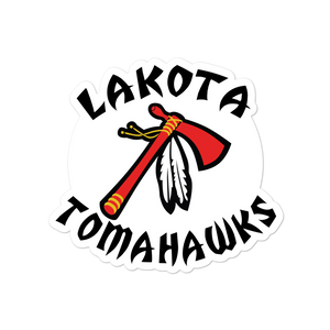 Lakota Tomahawks Sticker